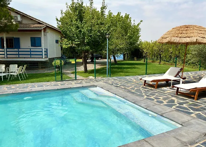 Independente Con Piscina Privada - Perfecto Familia Y Grupos * Alacon